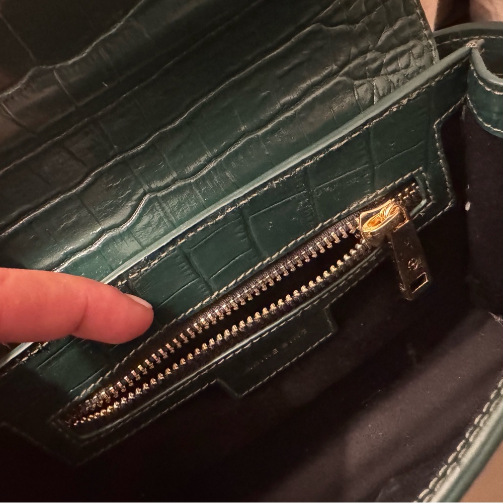 Anine Bing Mini Colette Bag in Emerald Green - Picture 6 of 6